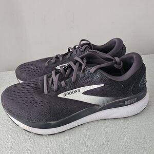 BROOKS Ghost 16 Mens Black Athletic Running Shoes, Sneakers
